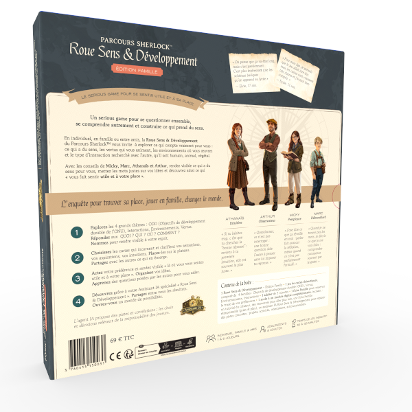 Dos Roue sens et développement Famille