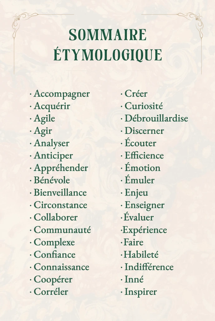 Lexique étymologique