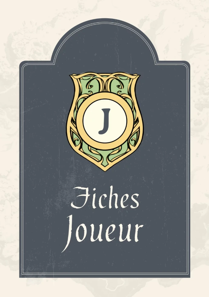 Parcours Sherlock, fiches Joueur