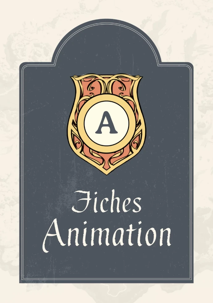 Parcours Sherlock, fiches Animation