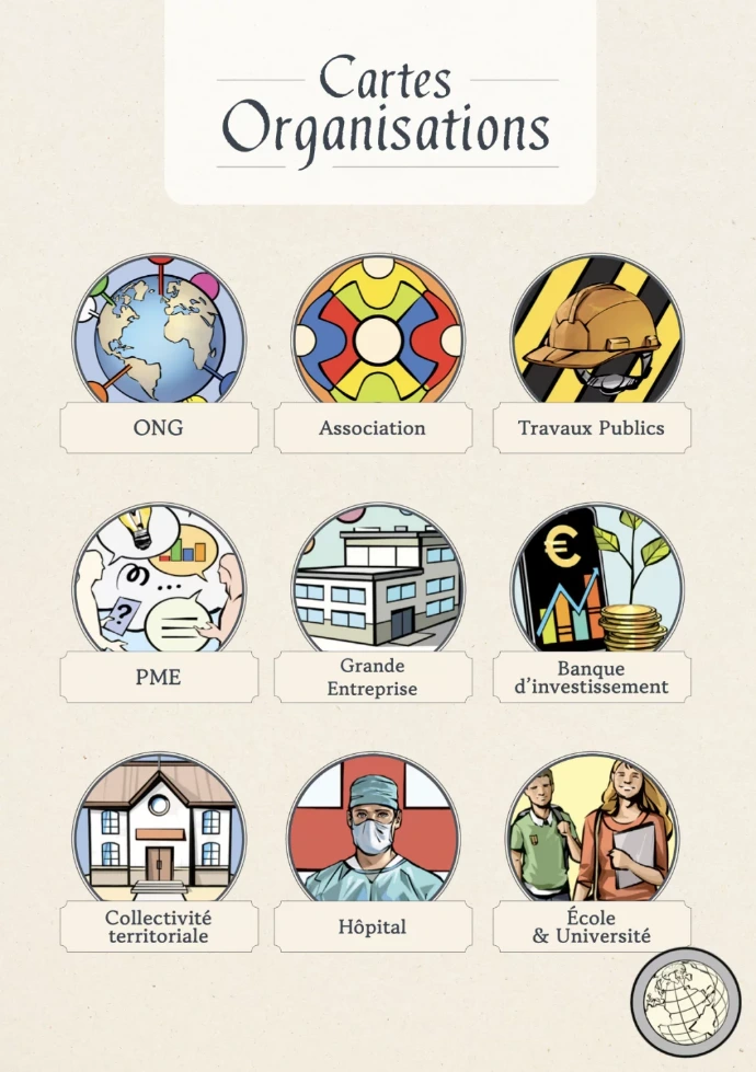 Parcours Sherlock, fiches Structures