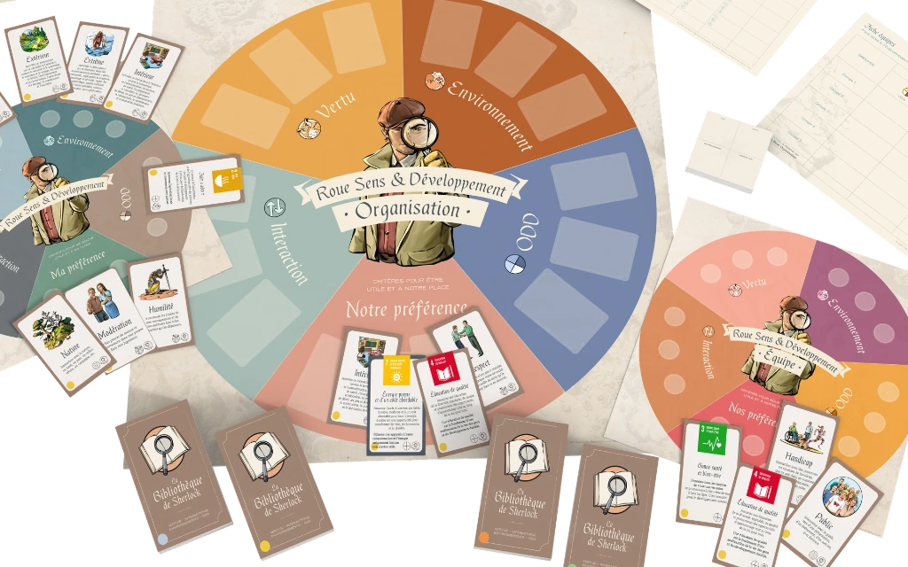 Roue Sens &amp; Développement, Parcours Sherlock™ | Édition Pro.